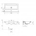 Раковина COMO 70см, з/о, меблева