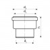 Муфта вставна (відновник розтрубу) 110/110 Ostendorf 110 мм