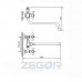 Змішувач для ванни ZEGOR DFR-A722 L=340