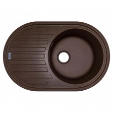 Мийка для кухні ARGO Albero 765х495х200 коричневий, з отвором для змішувача
