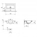 Раковина COMO 50см, з/о, меблева